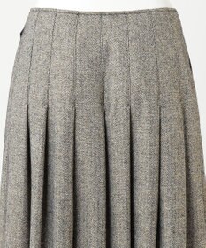 23区 【R(アール)】ウールラメ タックラップスカート