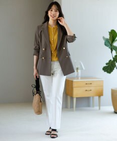 ANY SIS ウーステッドエステル テーラード ジャケット