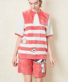 une nana cool 【ムーミン】MOOMIN × une nana ccol　プルオーバー&ハーフパンツセット