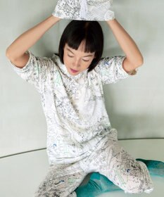 tsumori chisato SLEEP ツモリチサト パジャマ 綿100%(本体) 天竺素材 7分袖 長袖 8分丈 レディース UDT216 /ワコール