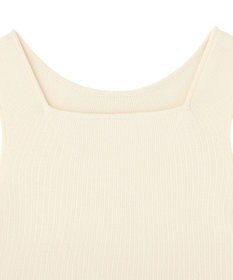 YECCA VECCA 2wayスクエアノースリーブニット