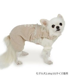 PET PARADISE ペットパラダイス ニット風パンツつなぎ 小型犬