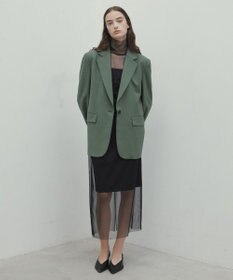 BEIGE， 【洗える】TAMARIX / ストレッチチュールIラインスカート