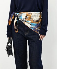 Marca 【the PORT by marca】ROOM 大判 シルクツイル スカーフ