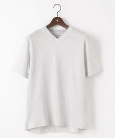 JOSEPH ABBOUD 【オーガニックコットン使用・日本製】JOEコットンサッカー Vネック Tシャツ