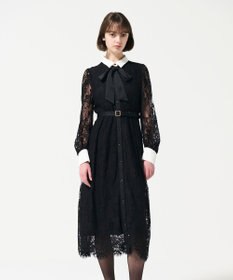 GRACE CONTINENTAL コードレースシャツドレス