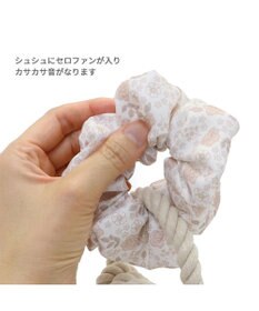 PET PARADISE ペットパラダイス 引っ張り シュシュ トイ  《 花柄 / ドット柄 》