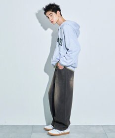 WEGO ワッペンロゴジップパーカー