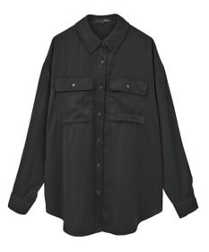 Green Parks ・ＳＵＧＡＲ　ＳＰＯＯＮ　サテンオーバーシャツ