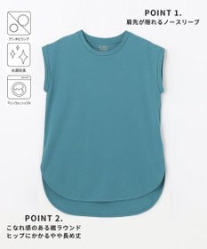 ANY 【抗菌・防臭】プレミアムベーシックノースリーブ Tシャツ