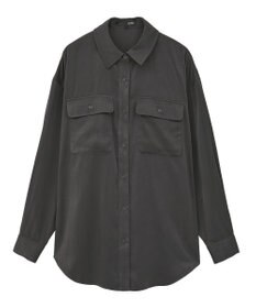 Green Parks ・ＳＵＧＡＲ　ＳＰＯＯＮ　サテンオーバーシャツ