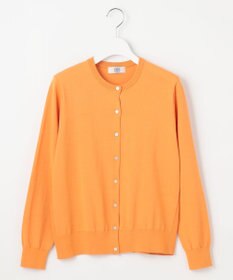 J.PRESS LADIES S 【洗える】BASIC HT COTTON クルーネック カーディガン