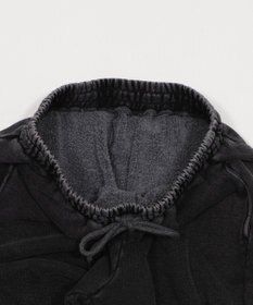 WEGO 【ウエストゴム/SMサイズ展開】裏起毛カーブデザインスウェットパンツ