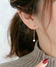 Phoebe 【K10】チェーンパールピアス