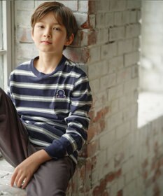 J.PRESS KIDS 【110-130cm】ボーダー 長袖Tシャツ