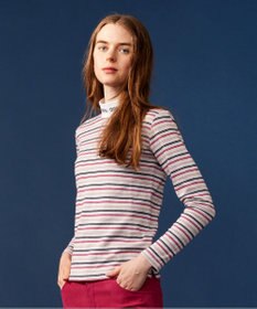 23区GOLF 【WOMEN】エニワイズ ジャガード モックネックシャツ