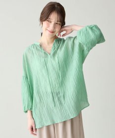 ANY バルーンスリーブスキッパーブラウス