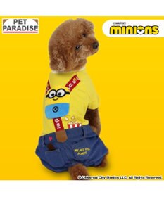 PET PARADISE ミニオン ボブ サスペンダー上下セット風 パンツつなぎ 小型犬