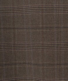 J.PRESS LADIES L 【洗える】T/Rアルガンシルクチェック ワイド パンツ