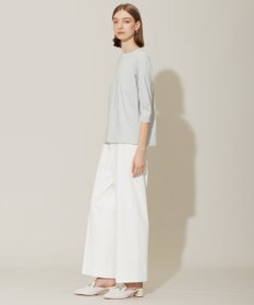 ICB 【接触冷感・UVケア・洗える】 コンフォートプレーティング クレセントスリーブカットソー