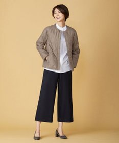 高密度タフタ キルティング ショート コート / J.PRESS LADIES