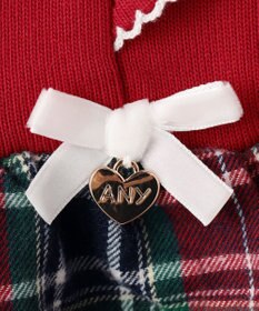 ANY KIDS チェック柄 ドッキング ワンピース