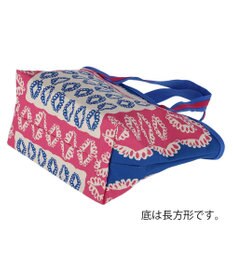 tsumori chisato CARRY ダイヤモンドフラワー ハンドバッグ 手提げ リバーシブル 花柄