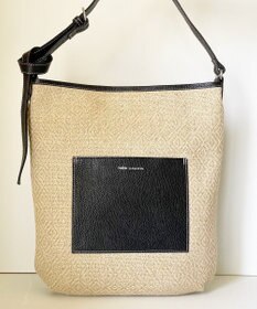 Hekhèr Le Style de Vie 【日本製 / A4サイズ対応 / 3WAY】ジュート×牛革 ショルダーバッグ large