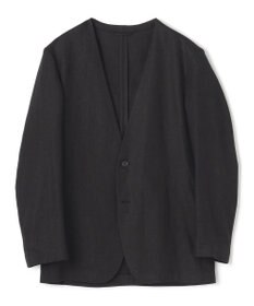 JOSEPH HOMME ペアースキンリネン　ノーカラージャケット