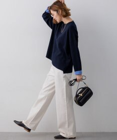 23区 【先行予約】バイカラーダブルフェイス ニット