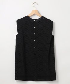 組曲 【先行予約・WEB限定】エンブロイダリーレースノースリーブ ブラウス