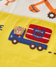 MIKI HOUSE HOT BISCUITS 【80-120cm】働く車　半袖Tシャツ