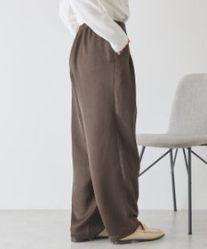 AMERICAN HOLIC 【イージーケア】サテンカーブパンツ