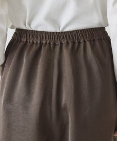 AMERICAN HOLIC 【イージーケア】サテンカーブパンツ