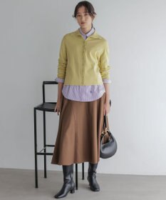 組曲 【前後着用可 / 加藤ローサさん着用】スムースストレッチタートル ニット