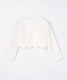 ANY KIDS 【2点セット】リボンボレロジャケット+シフォンプリーツ ワンピース