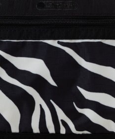 LeSportsac MINI DUFFEL CROSSBODY/クリームブラックゼブラ