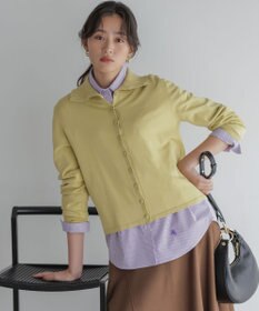 組曲 【前後着用可 / 加藤ローサさん着用】スムースストレッチタートル ニット