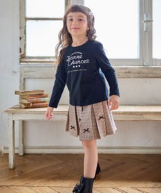 ANY KIDS リボンプリーツスカパン