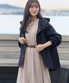 Tiaclasse L 襟フリルリボンワンピース