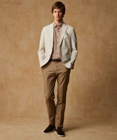 JOSEPH ABBOUD 【サスティナブル】ジオメットリックパターン シャツ