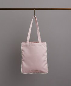 Maison de FLEUR サテンパールブレードトートバッグ