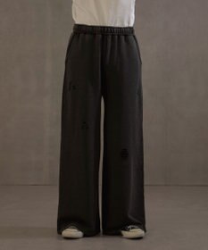 WEGO 【ウエストゴム】ダメージスウェットバギーパンツ