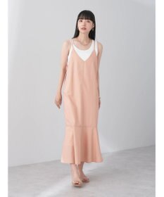 earth music&ecology Ｖネック裾切替キャミワンピース
