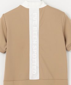 PW CIRCULUS 【UVカット / 吸水速乾 / 伸縮性抜群】【WOMEN】バックメッシュ切り替えモックT ゴルフウェア レディース