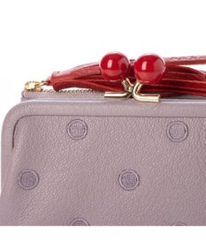 UNBILLION ペルケ perche / アクリル玉がま口2つ折り財布