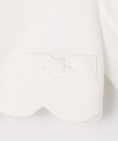 ANY KIDS 【2点セット】リボンボレロジャケット+シフォンプリーツ ワンピース