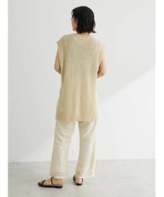 Green Parks ざっくりメッシュニットチュニック