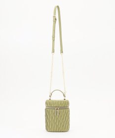 LA BAGAGERIE 【MONICA】ランダムプリーツバニティバッグ