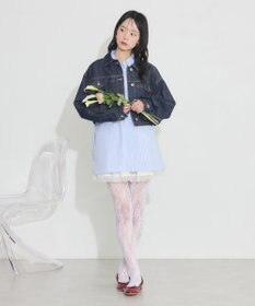 earth music&ecology ティアードレースミニスカート